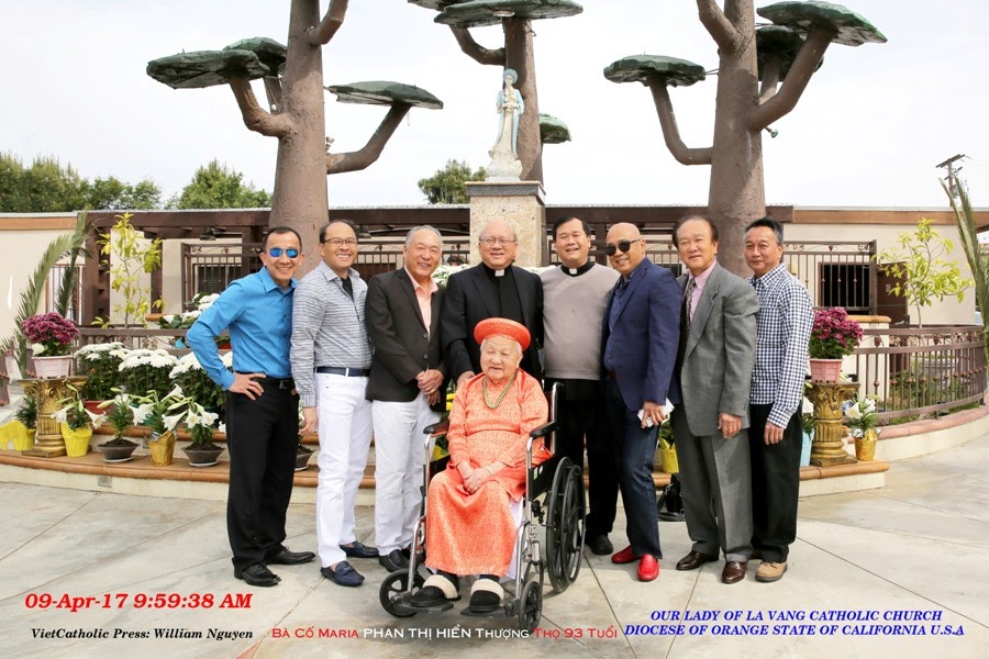 Chúa Nhật Lễ Lá & Mừng Thượng Thọ Bà Cố Maria Phan Thị Hiển 93 Tuổi.