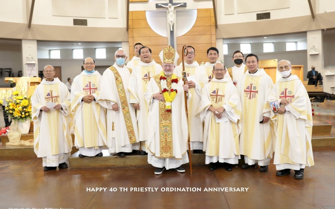 MAY 30 2021 Happy 40Th Priestly Ordination Anniversary to Bishop Kevin W. Vann