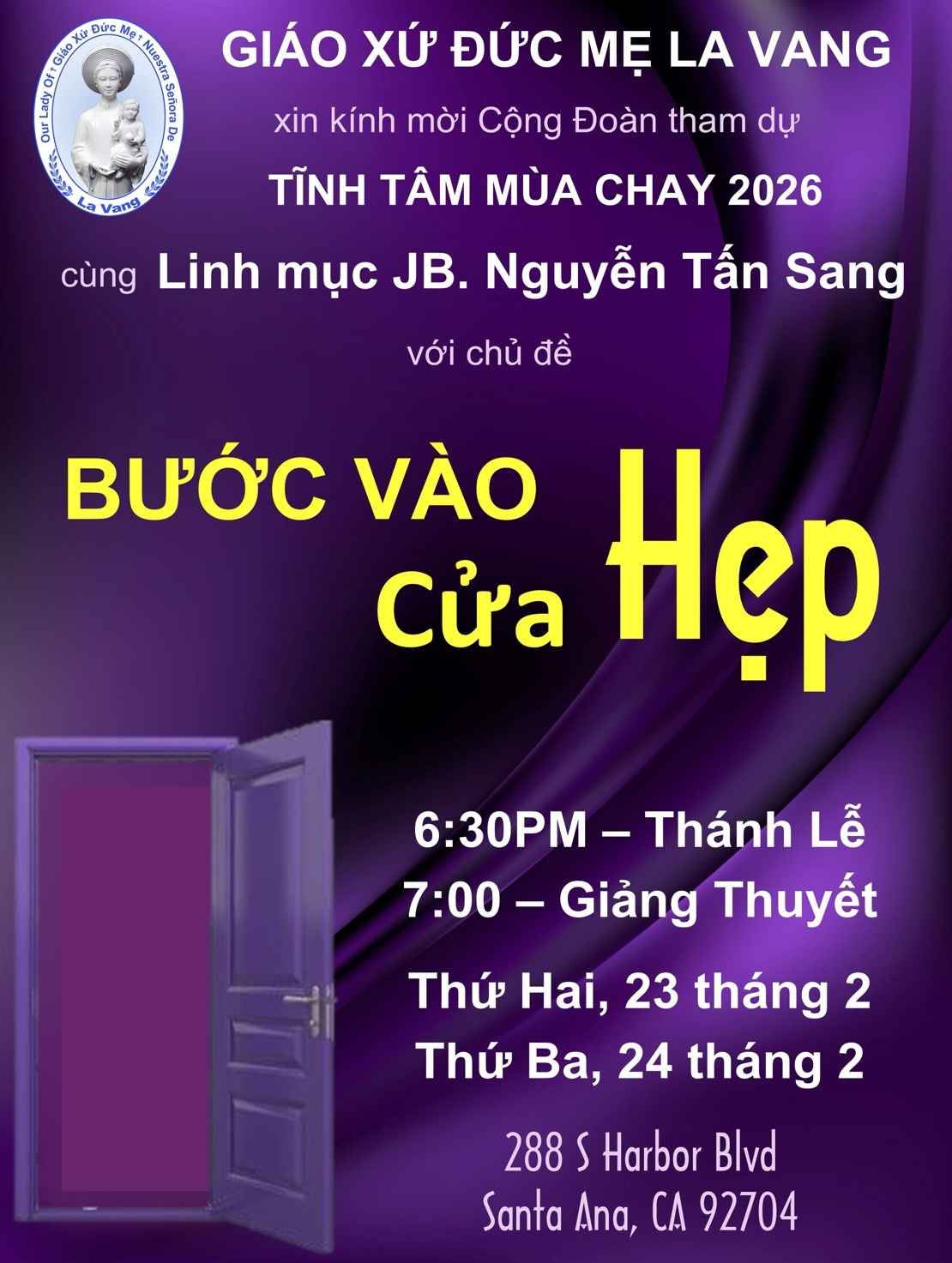 Tĩnh Tâm Mùa Chay 2024