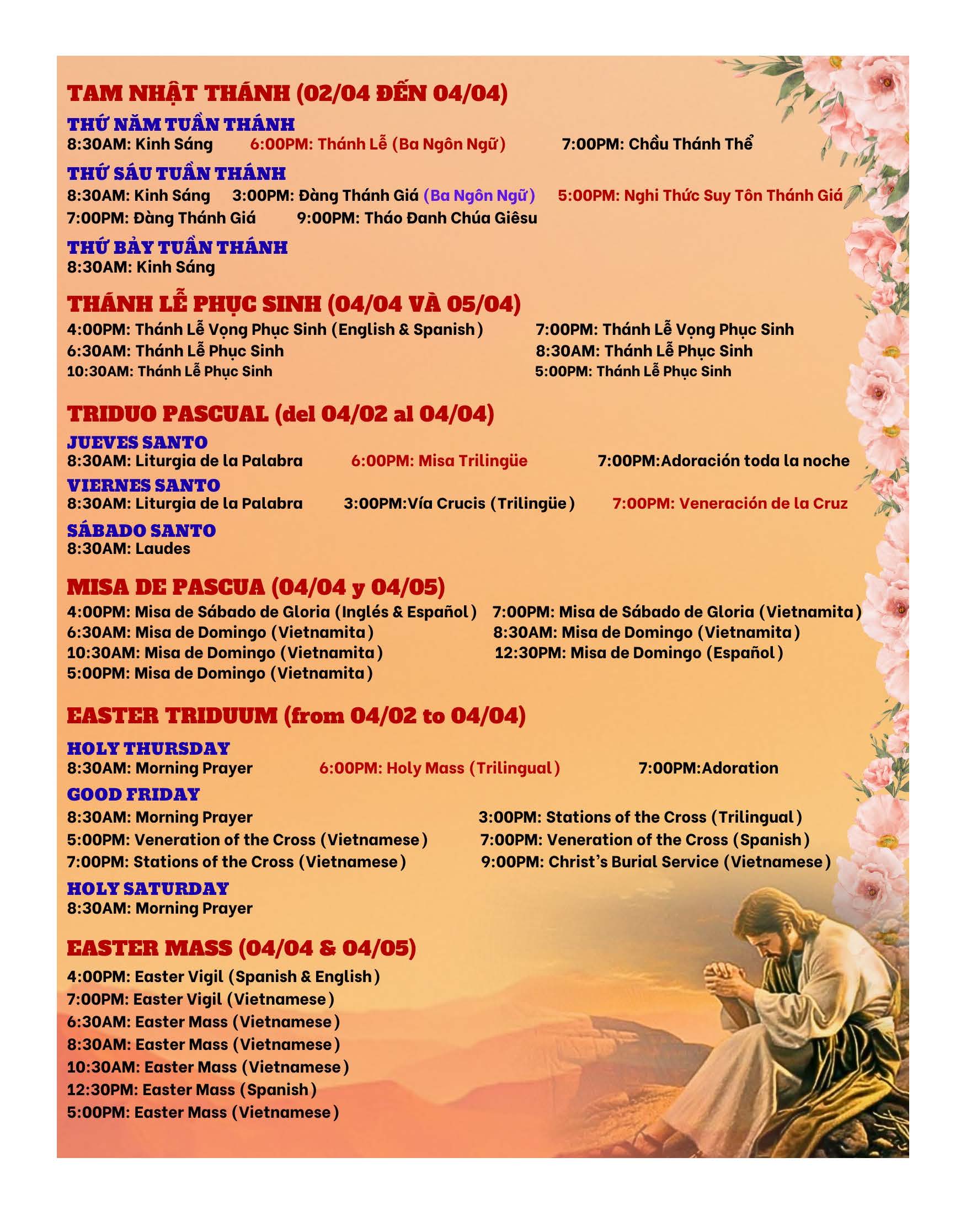 Tĩnh Tâm Mùa Chay 2024